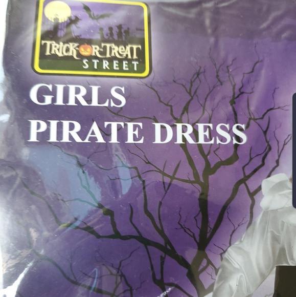 NYE SALE - NWT Girls Pirate Dress Costume Size 7-9 - Picture 4 of 5